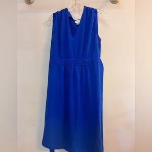 Maternity blue dress